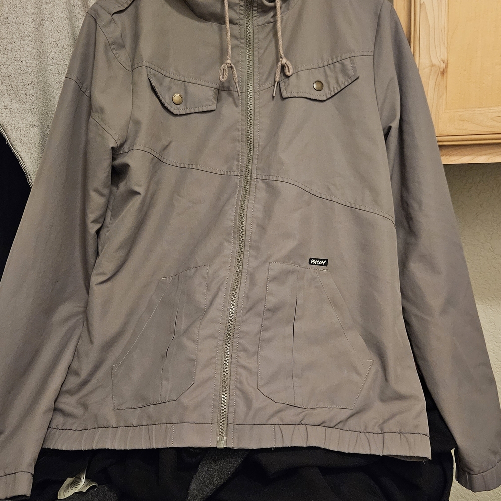 Volcom Charcoal Windbreaker
